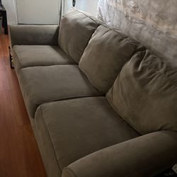Brown/Grey Sofa Couch 