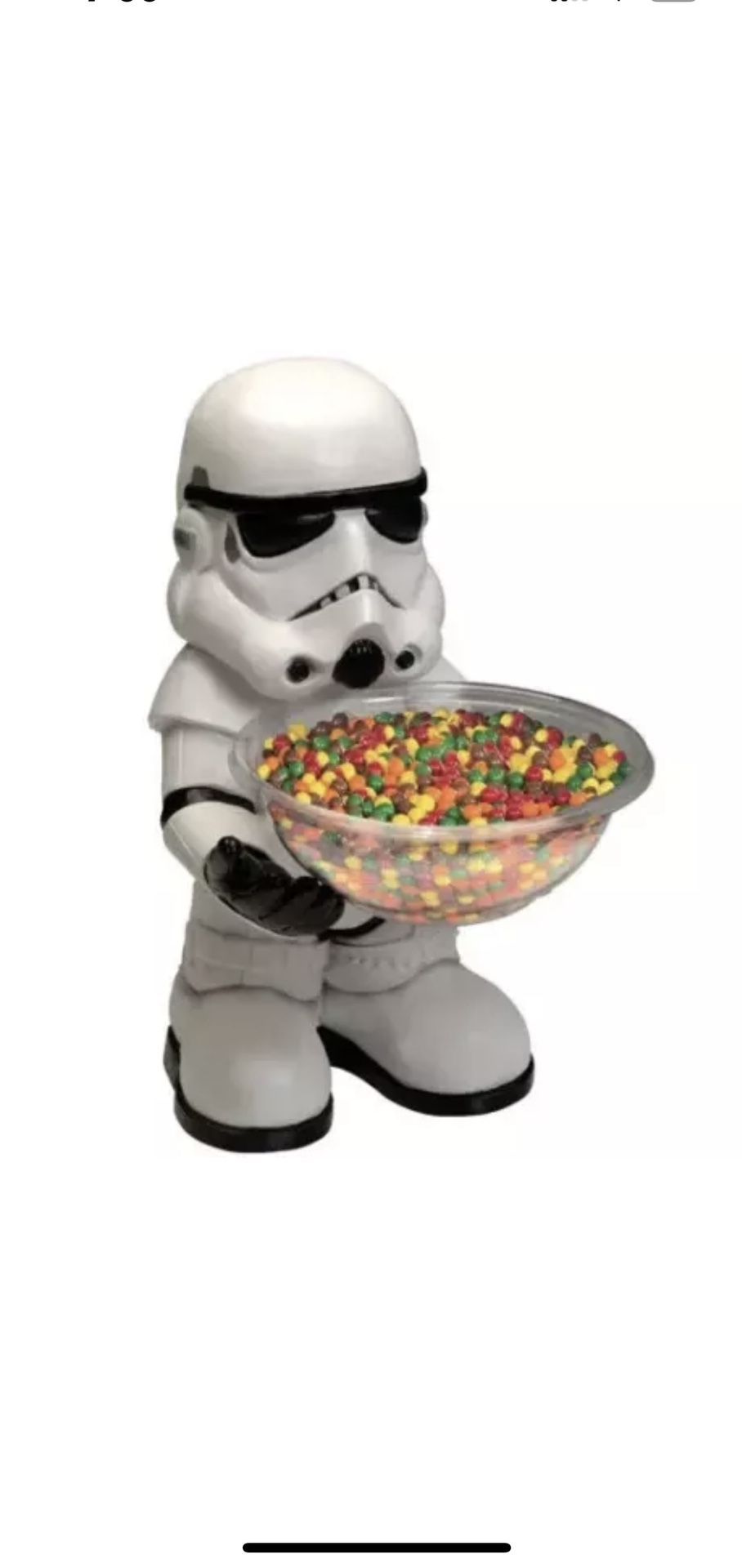 Halloween Star Wars Stormtrooper Candy Bowl Holder 20" Tall Door Greeter