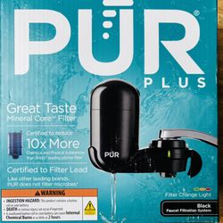 PUR PLUS Faucet Mount Filtration System, Black Brand Bew