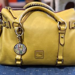 Dooney And Bourke Sunflower Florentine Satchel Bag