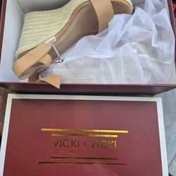 VICKI  VICKI Women's Platform Wedges Heels Sandals