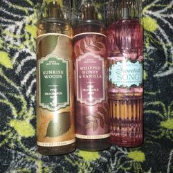 Bath And Body Works Body Sprays FIRM PRICE 