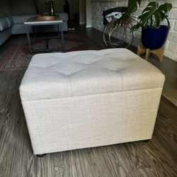 Gray Ottoman 