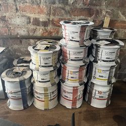 10 12 14 THHN Stranded Wire 500ft Blue Yellow Orange Brown