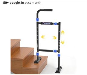 Stair Climbing Cane for Seniors, Adjustable Height & Width
Fits most indoor & outdoor steps. Wide anti-slip base, Supports 300 lbs. Ideal for sore kne