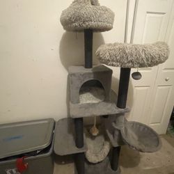 Cat tower. Almost 6ft. 