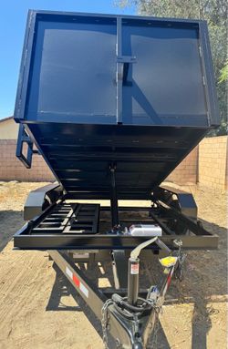 New 12ft Long Hydraulic Dump Trailer with Ramps 👍🏻