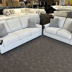 Light Gray Modern Sofa Set 