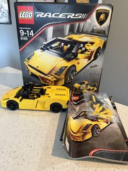 LEGO® Racers Lamborghini Gallardo LP560-4 Ages 9-14 #8169 741 pieces 2 in 1 Includes Box and Books 