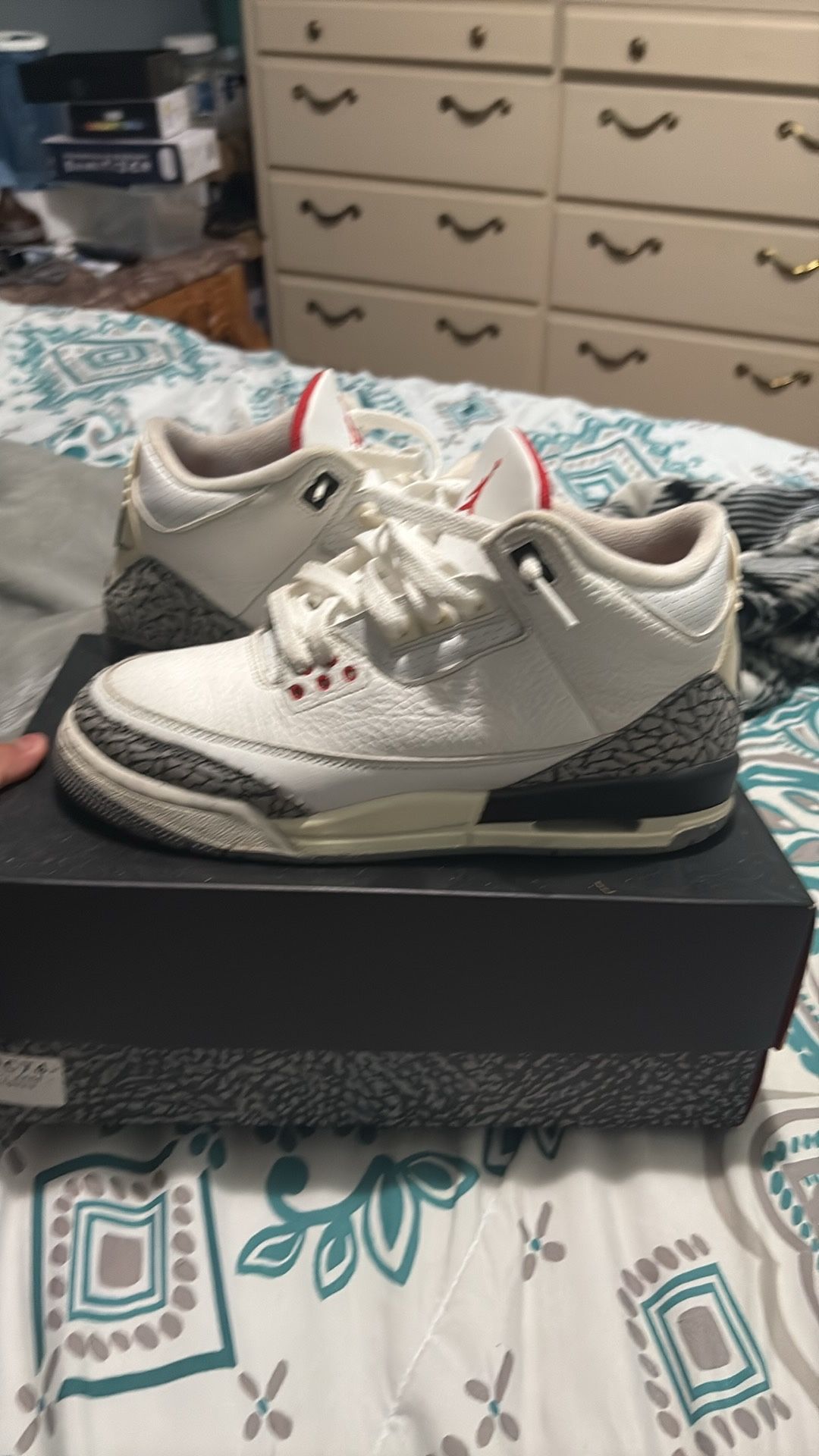 Jordan 3 White Cement