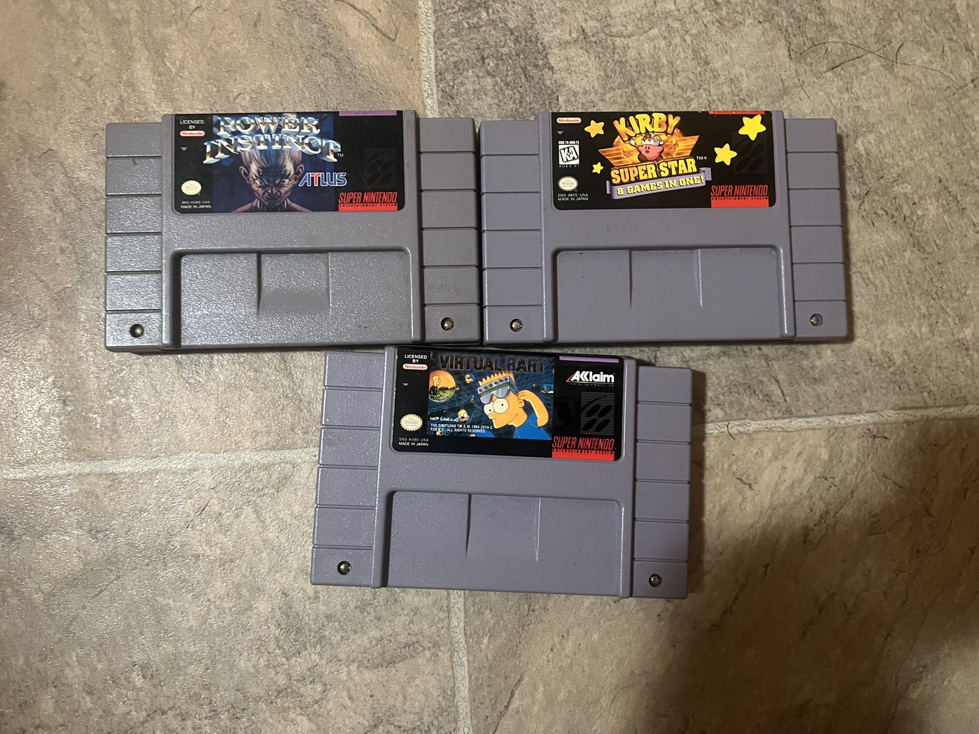 Super Nintendo Games 