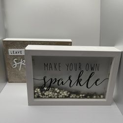 Cute Sparkle Signs 