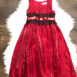 Red holiday dress
