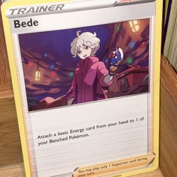 BEDE Pokémon card