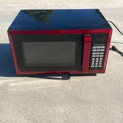 Red Hamilton Beach Microwave
