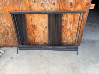 Vintage fireplace cover.