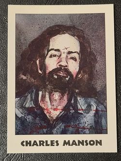 Rare Charles Manson Trading Card