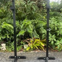 NEW PORTABLE SQUAT STANDS
      •  Bars  Plates  Dumbbells are also available 