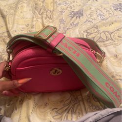 Coach Pink Summer Purse