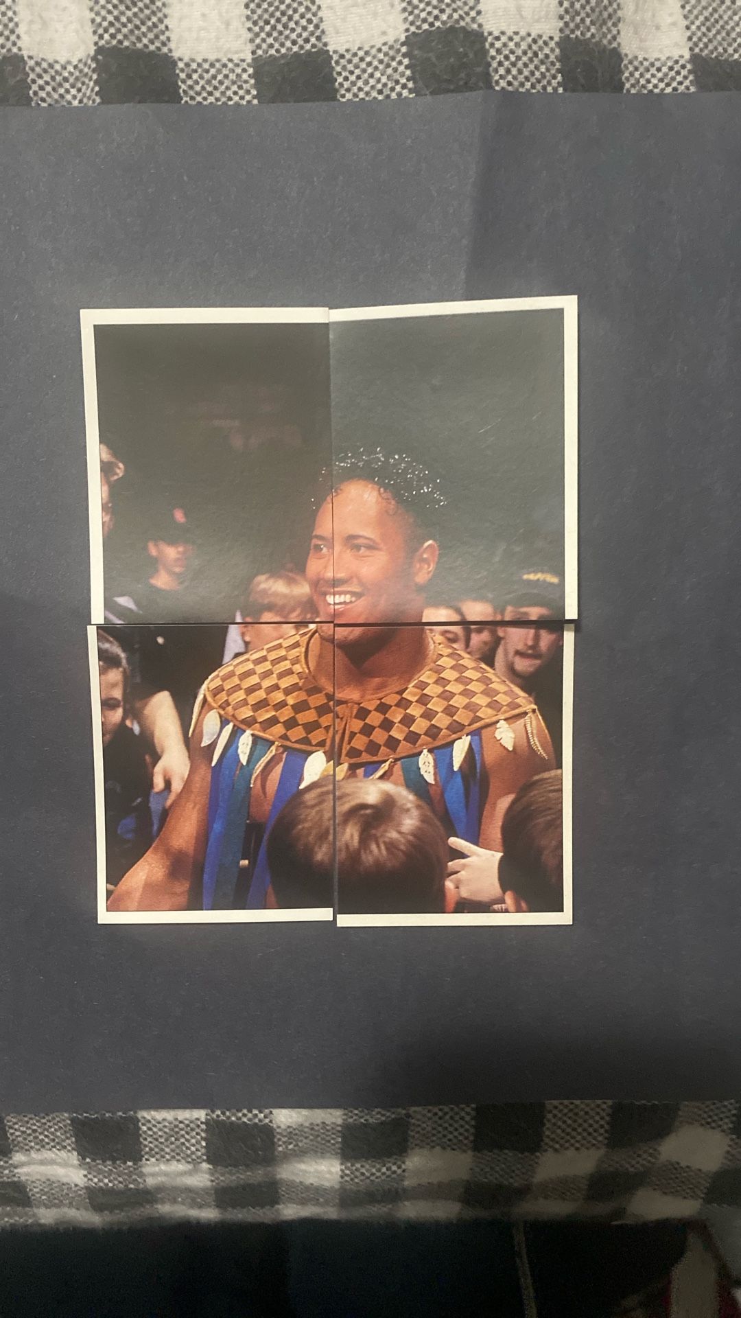 The Rock Rookie 4 Piece Sticker Set 1997 Panini