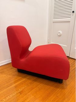 Vintage Red Don Chadwick Herman Miller Modular Lounge Chair