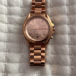 Unisex Rose Gold Michael Kors Watch