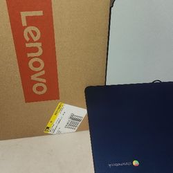 Lenovo - Slim 3 Chromebook 14" FHD Touch-Screen Laptop - MediaTek Kompanio 520 - 4GB Memory - 64GB eMMC - Abyss Blue

