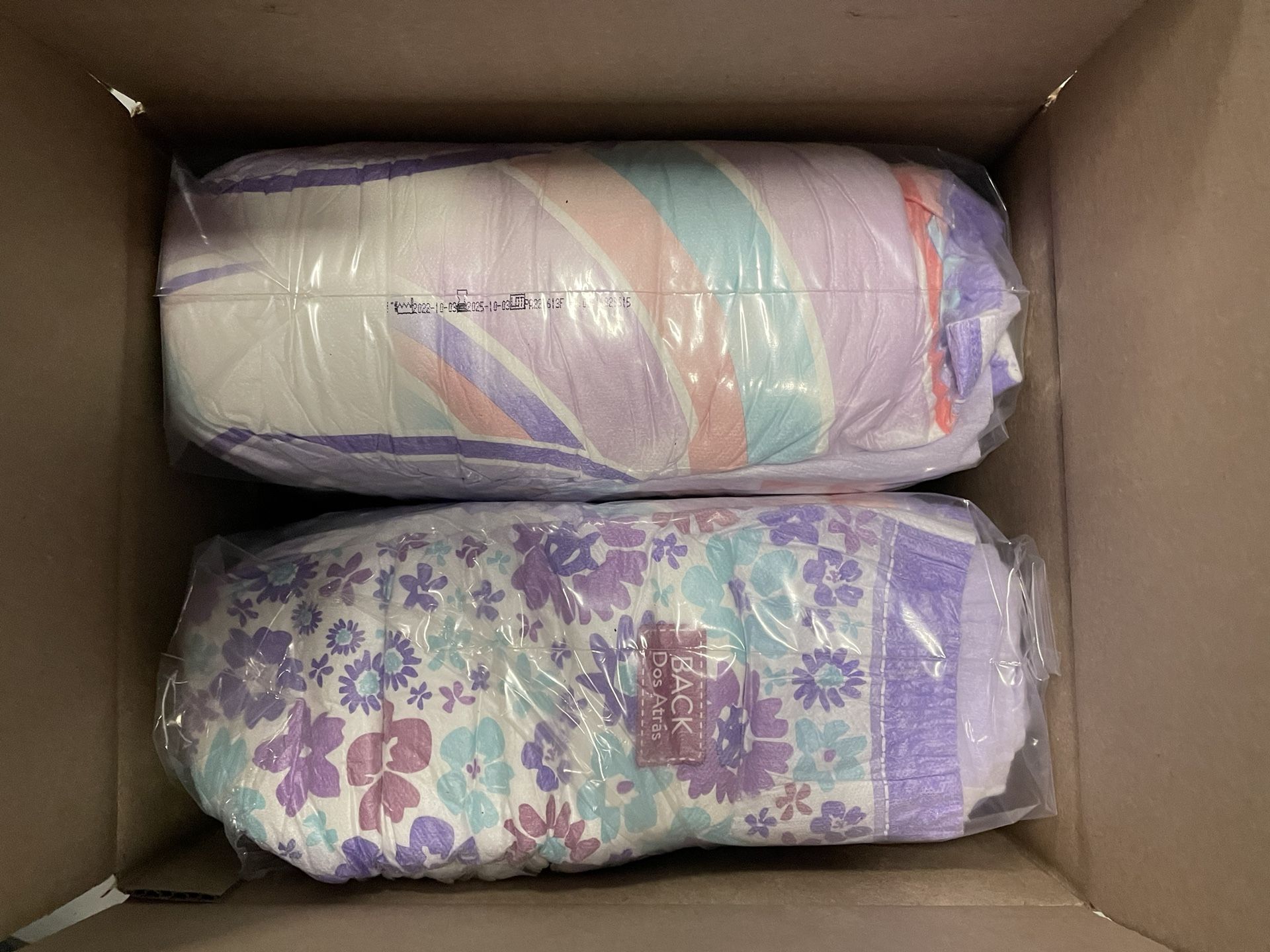Opened Box Of Goodnite Diapers