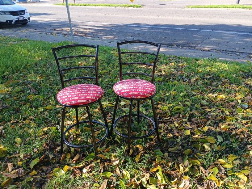 49er Bar Stool Chairs