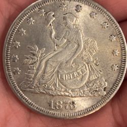 Vintage 1873 US Trade Dollar