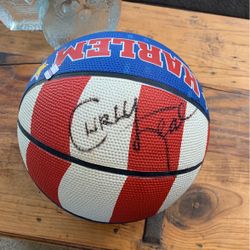 Autographed Harlem Globetrotters Basket Ball 