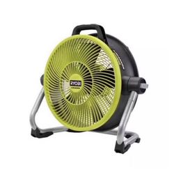 RYOBI ONE+ 18V Cordless Hybrid WHISPER SERIES 14 in. Air Cannon Fan (Tool Only)