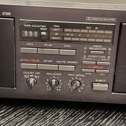 Yamaha Dual Cassette Deck 