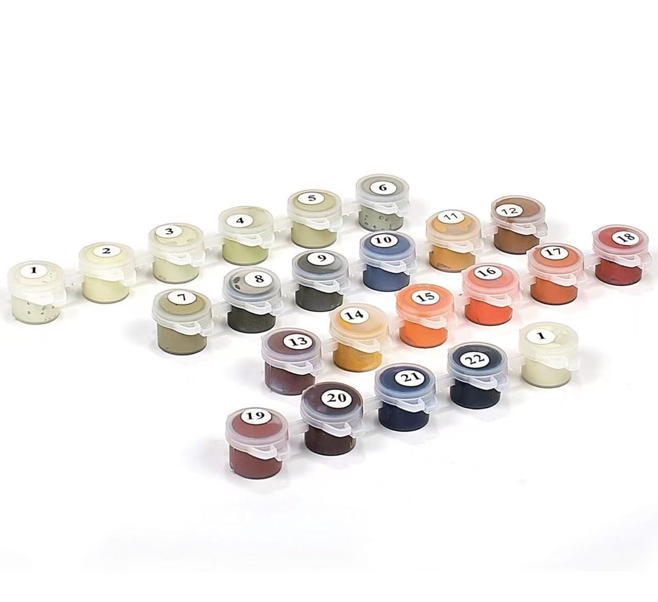 21 PCs Paint by Numbers Kit for Adults: Beginner to Advanced Number Painting Kit - Fun DIY Adult Arts and Crafts Projects - Kits Include - Apple Harve