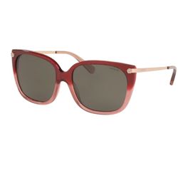 🕶 ❤️ COACH 56MM BURGUNDY GLITTER GRADIENT UV PROTECTION SUNGLASSES 