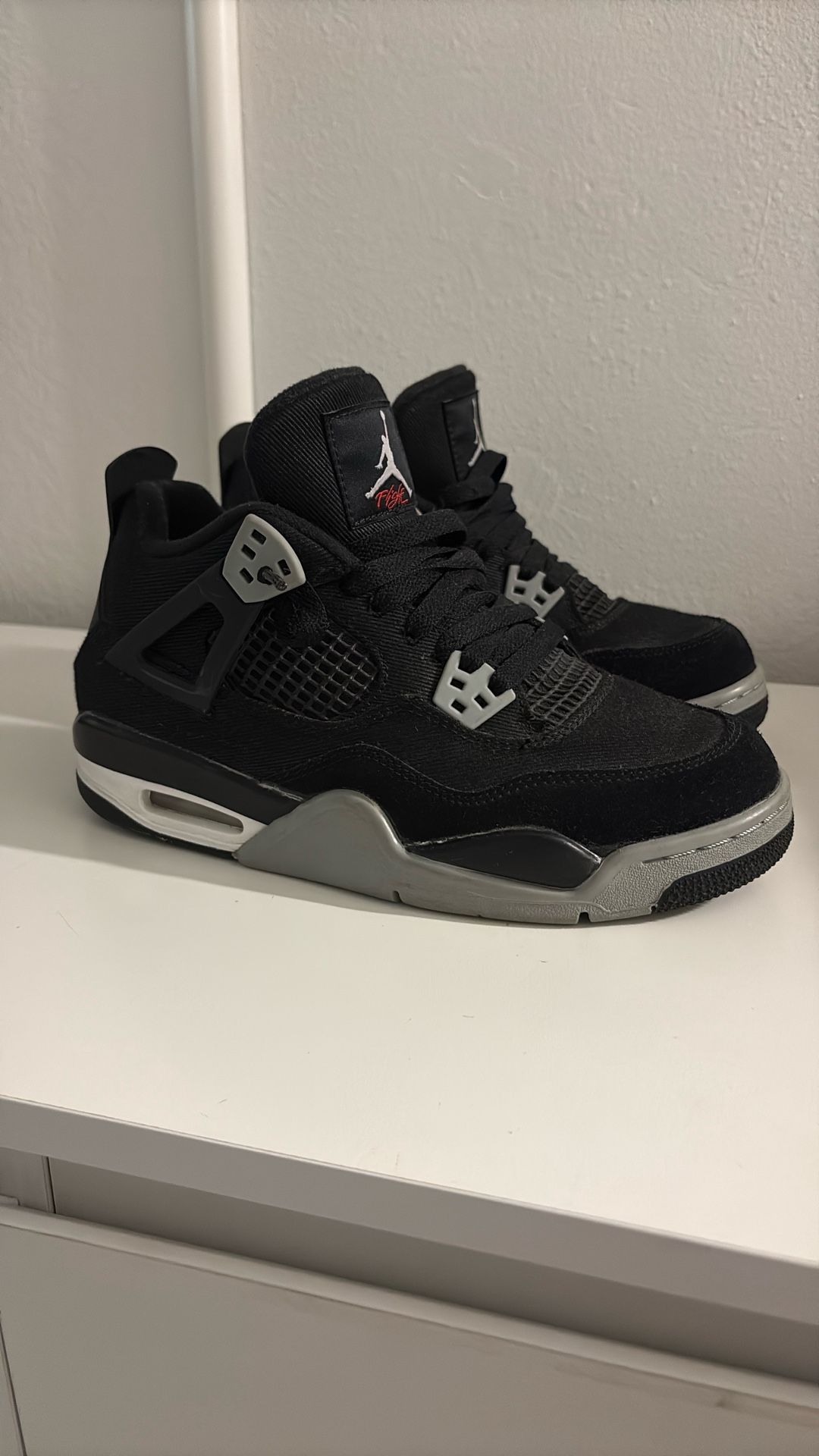 AUTHENTIC JORDAN 4 canvas