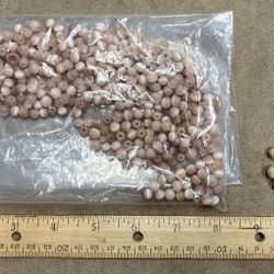 Lot of 420 pcs Jewelry Beads for Jewelry Making, Light Brown, #165-222
