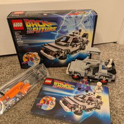 Lego Ideas Back to the Future Delorean Time Machine 21103 Rare!