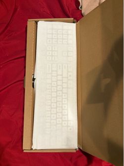 White HP keyboard