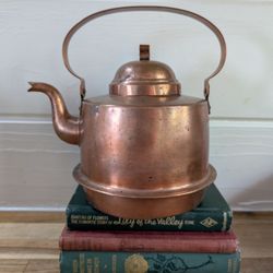 Antique Gottfrid Carlson 2 LPT Copper Kettle 