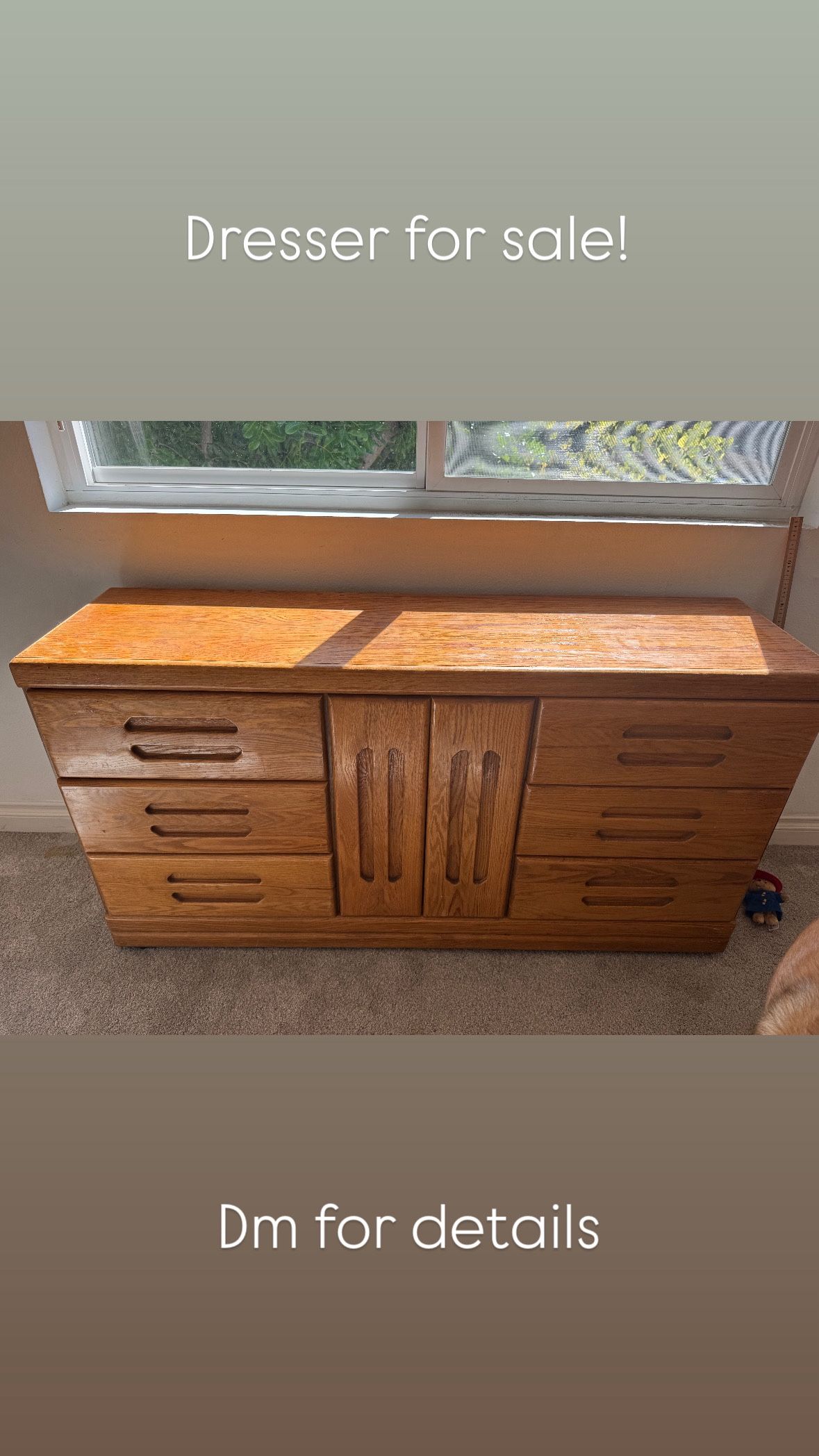 Wood Dresser (open To Offers)