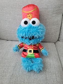 Cookie Monster Christmas Nutcracker Plush