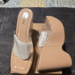 Platform Wedge Sandals Size 11