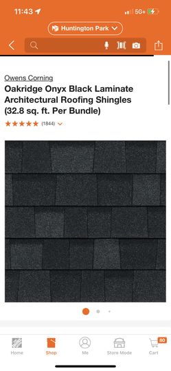 Roof Shingle Onyx Black New!!!!