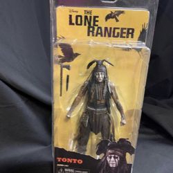 Disney Store The Lone Ranger TONTO  Action Figure Doll Johnny Depp