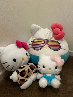Hello Kitty plushies - jumbo, medium and small