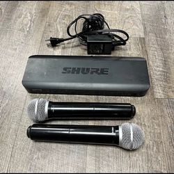 Microphones shure BLX288/PG58 Wireless System