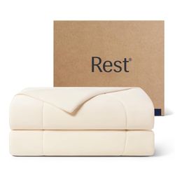 REST® Evercool® Cooling Comforter, Full/Queen, Blanket for Hot Sleepers, All Season Bedding to Keep Cool for Night Sweats, Breathable Lightweight Blan