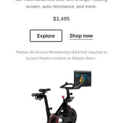 Peloton Bike+