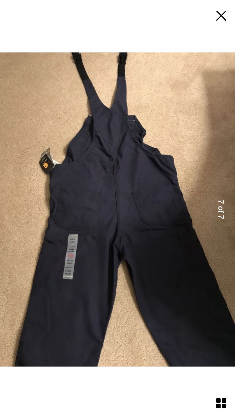 Carhartt FR bib overalls